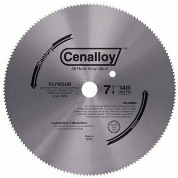 Century Drill & Tool Saw blade 7-1/4 PLYWood CD 8206